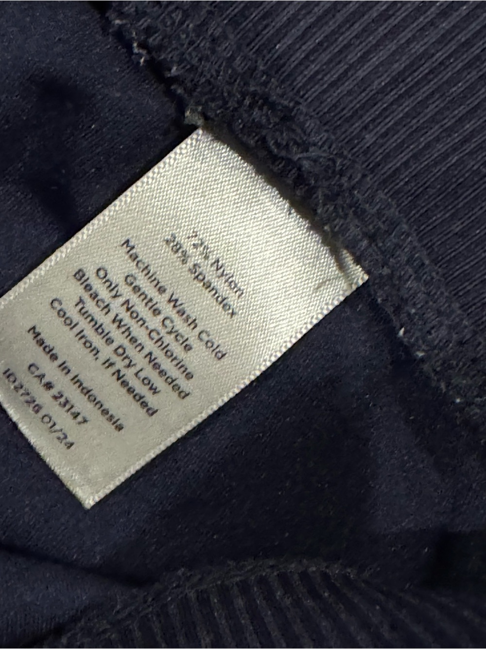 T by Talbots Navy Wide Leg Pants - Picture 5 of 6